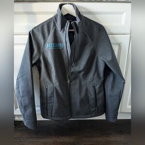 Women's The North Face jacket gray medium Hardshore Distilling Co Portla…
